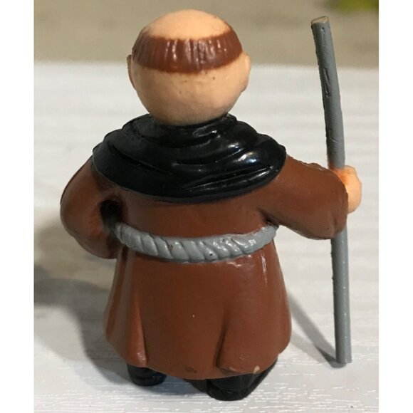 VINTAGE 1991 SOMA ROBIN HOOD PVC FRIAR TUCK 1.75" TALL ACTION FIGURE - Picture 5 of 7